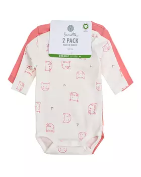 Боди с длинными рукавами, 2 шт. Sanetta детское