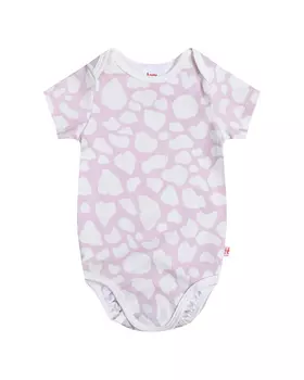 Боди с коротким рукавом, розовый Tony Tots