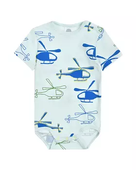 Боди с принтом "вертолеты" Sanetta