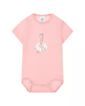 Боди с принтом "жираф" Sanetta