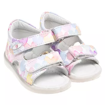 Босоножки на липучках, белый Falcotto