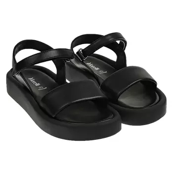 Босоножки с застежкой велкро, черные Morelli