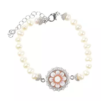 Браслет из жемчуга с камеей I Love Cameo