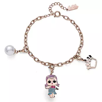 Браслет с шармами "Merbaby", кристаллы SWAROVSKI Oliver Weber Collection детский