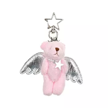 Брелок "медвежонок-ангел", розовый Tais