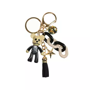 Брелок "медвежонок", черный Tais