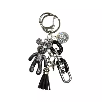 Брелок "медвежонок", черный Tais