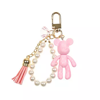 Брелок "медвежонок", розовый Tais
