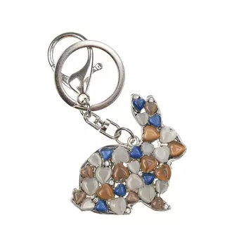 Брелок зайка "Баффи" Silver BERNES