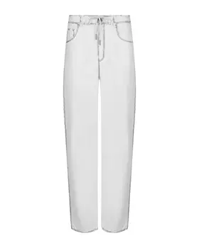 Брюки белого цвета Panicale