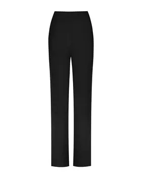 Брюки черного цвета из шерсти и кашемира Pietro Brunelli