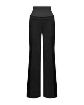 Брюки для беременных из тонкой вискозы, черные Pietro Brunelli