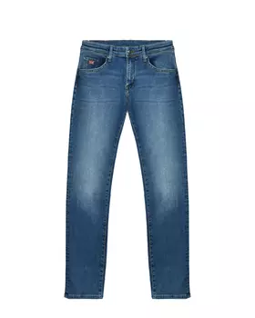 Брюки джинсовые выбеленные зауженные Hackett London