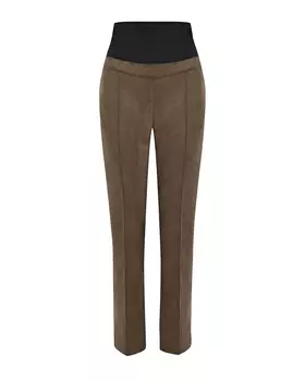 Брюки из эко-замши для беременных Pietro Brunelli