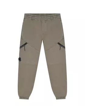 Брюки из габардина цвета хаки CP Company детские