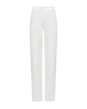 Брюки карго, белые Alberta Ferretti
