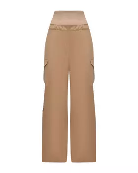 Брюки-карго Charlie прямые, тёмно-бежевые Pietro Brunelli