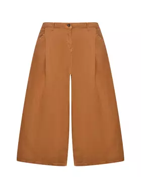 Брюки клеш, коричневые Emporio Armani