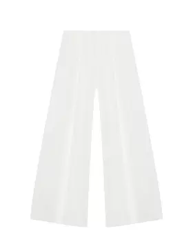 Брюки палаццо, белые Dan Maralex
