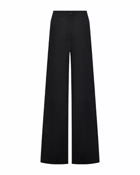 Брюки-палаццо, черные Alberta Ferretti