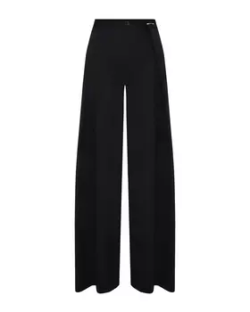 Брюки палаццо, черные MM6 Maison Margiela