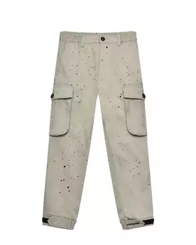 Брюки с карманами-карго, бежевые Dsquared2