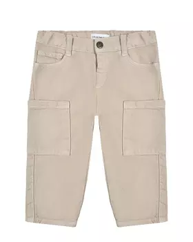 Брюки с карманами-карго. бежевые Emporio Armani