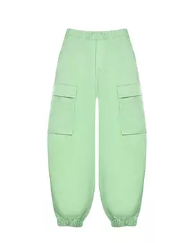 Брюки с карманами-карго, фисташковые MM6 Maison Margiela
