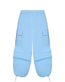 Брюки с карманами-карго, голубые Paade Mode