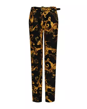 Брюки с классическим принтом Versace Versace Jeans Couture