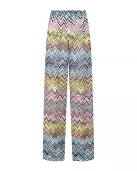 Брюки с разноцветными зигзагами Missoni