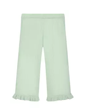 Брюки с рюшами, мятные Mipounet