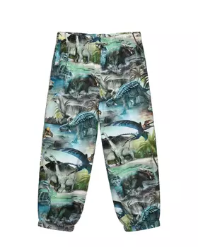 Брюки сплошной принт динозавры Molo