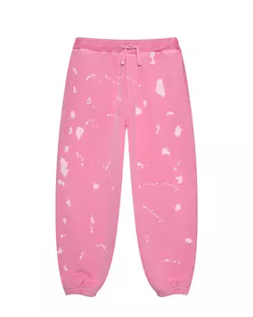 Брюки спортивные с белыми пятнами, розовые Dsquared2