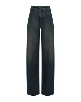 Брюки свободного кроя, синие MM6 Maison Margiela