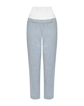 Брюки зауженные Kate, голубые Pietro Brunelli