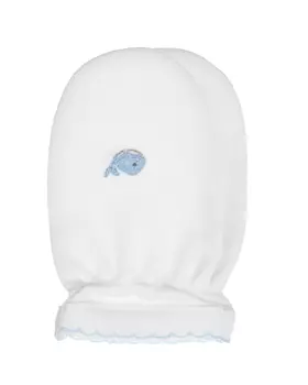 Царапки с вышивкой "кит" Lyda Baby