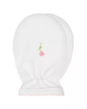 Царапки с вышивкой "тюльпан" Lyda Baby