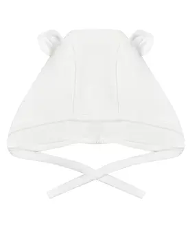 Чепчик на завязках, с ушками BambooBebe