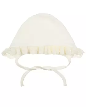 Чепчик с кружевной отделкой Lyda Baby