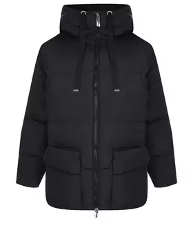 Черная матовая куртка с накладными карманами Freedomday