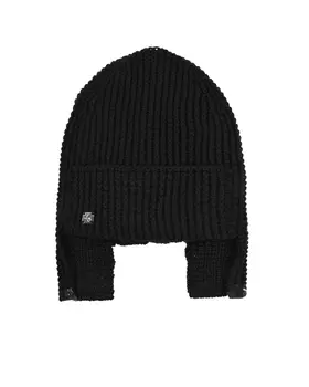 Черная шапка с отворотом Joli Bebe детская