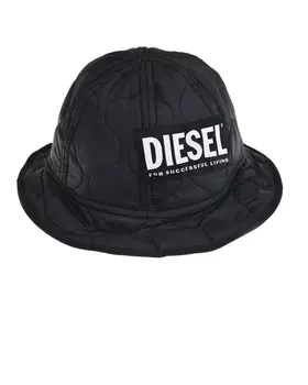 Черная стеганая панама Diesel детская
