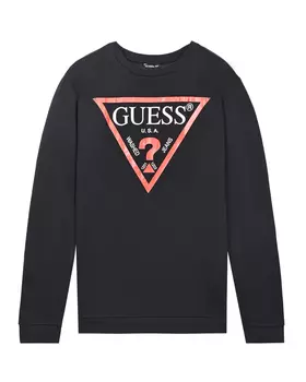 Черная толстовка с лого Guess детская