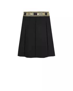 Черная юбка со складками Moschino детская