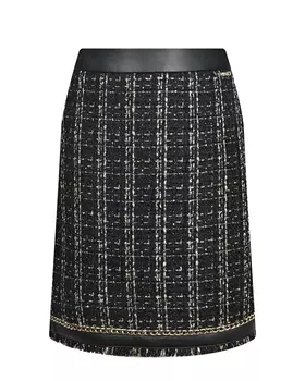 Черная юбка в клетку TWINSET детская