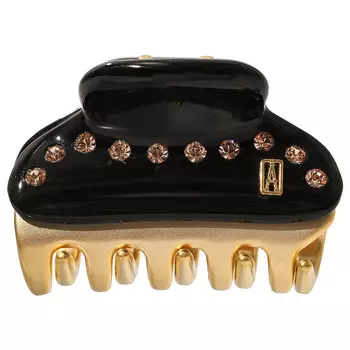 Черная заколка-краб миди Alexander de Paris