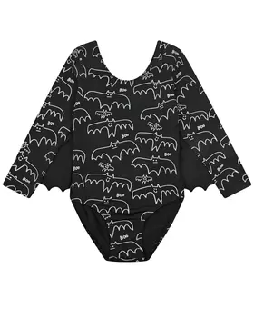 Черное боди с декором "Halloween" Stella McCartney детское