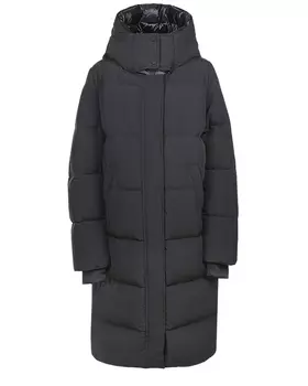 Черное матовое пальто-пуховик Freedomday детское