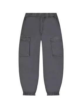 Черные брюки карго с эластичным поясом MM6 Maison Margiela детские